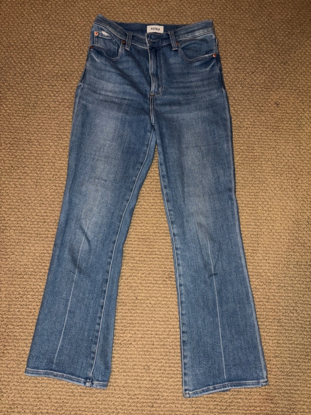 Pistola Medium Blue Straight-Leg Jeans